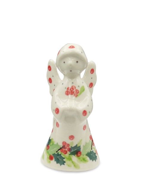Christmas Holly Angel Figurine