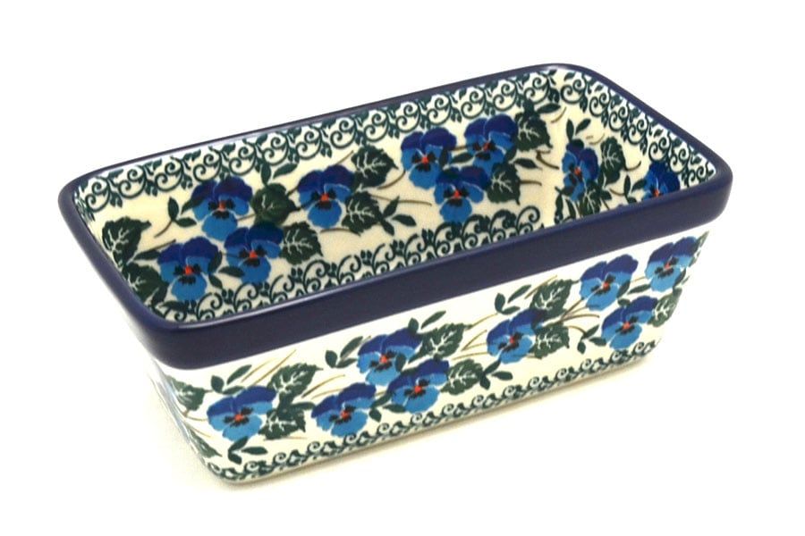 Winter Viola Loaf Pan - Sm Winter Viola Loaf Pan - Sm