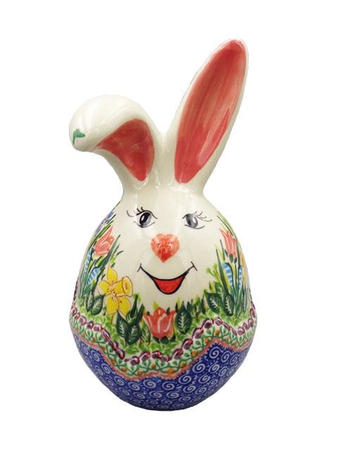 Spring Floral Bunny in the Egg