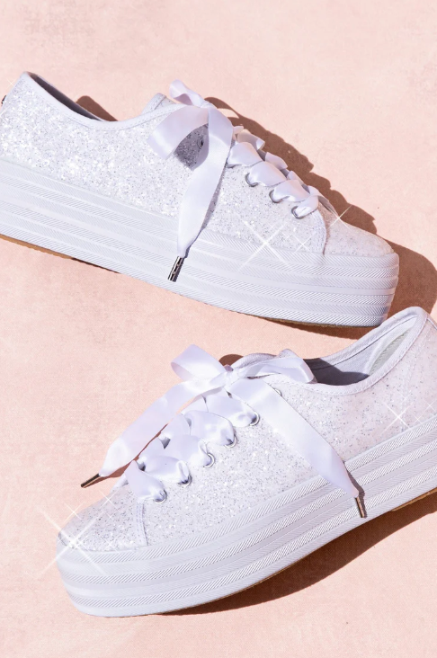 Bridal Glitter Sneakers