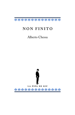 Non finito (Alberto Chessa)