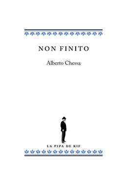 Non finito (Alberto Chessa)