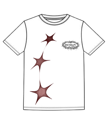 REDRUM ASTRO TEE(WHITE)