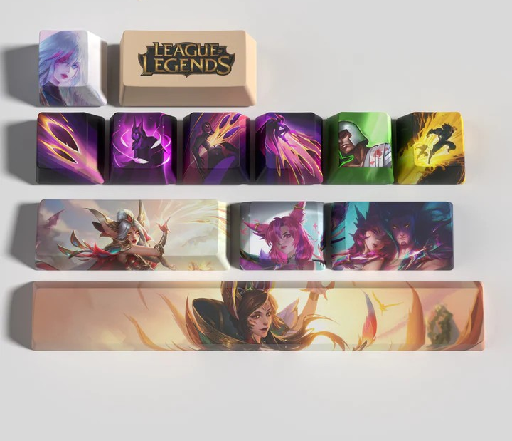 League of Legends Xayah keycaps