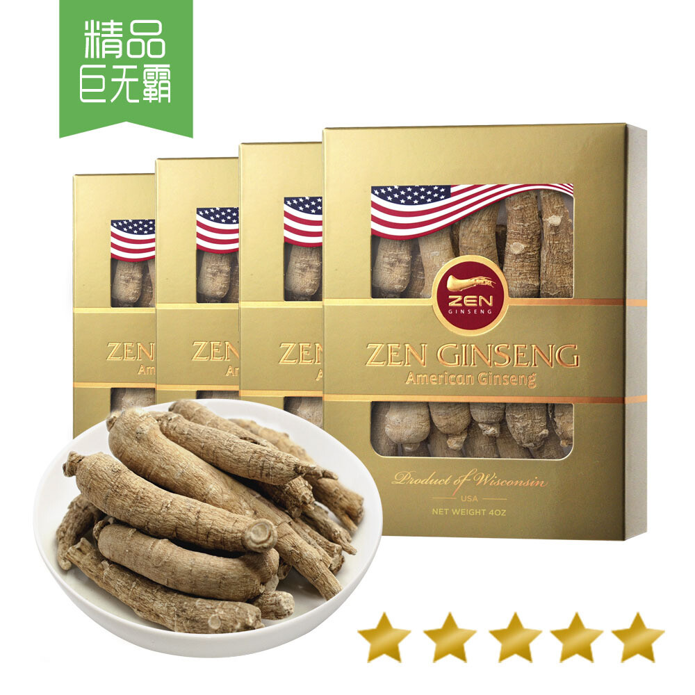 美国花旗参 / 长枝 (巨无霸) 4安士礼盒装 x4盒