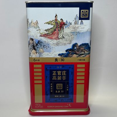KGC 韩国 正官庄 高丽参 6年 150克 30良 Korean Red Ginseng