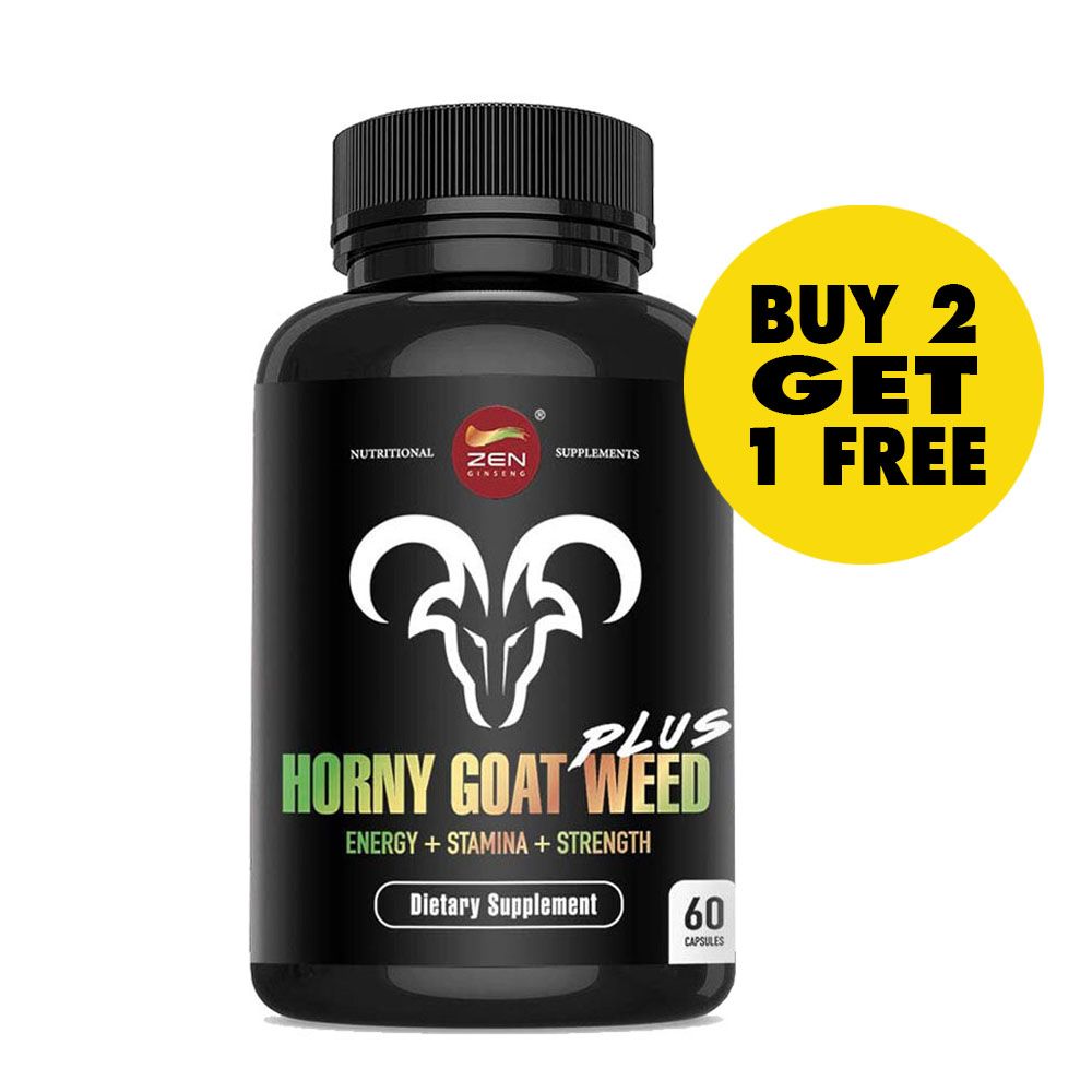 Z Horny Goat Weed Plus 60 Capsules 淫羊藿胶囊/美国天然壮阳保健品 / 買二送一