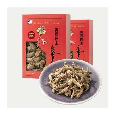 W 大圓泡粒 (原尾) 美国 野山参 半磅 (4安士礼盒 x 2盒, 約120粒)