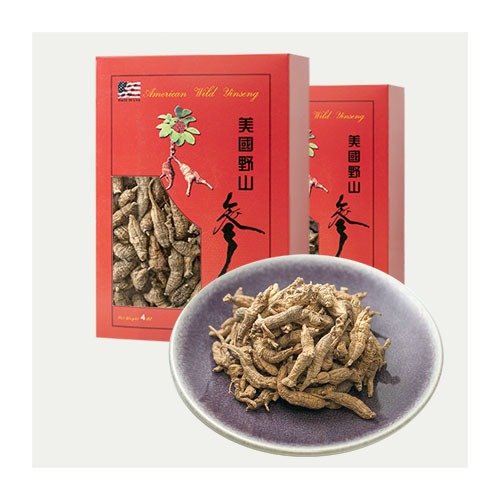 小圓泡粒 (原尾) 美国 野山参 半磅 (4安士礼盒 x 2盒, 約160粒)