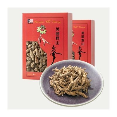 小圓泡粒 (原尾) 美国 野山参 半磅 (4安士礼盒 x 2盒, 約160粒)