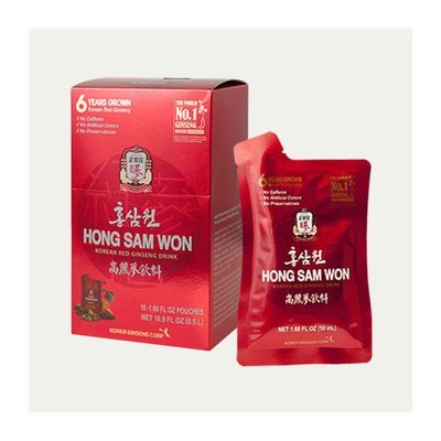 韩国 正官庄 高丽参 饮料 (10袋装) Korean Red Ginseng Drink
