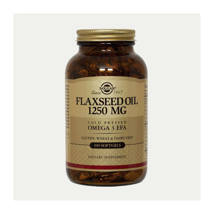 亚麻籽油软胶囊 100粒/瓶 Flaxseed Oil 1250 mg Softgels