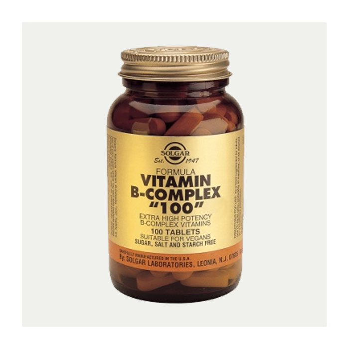 维他命B群100毫克 100粒/瓶 Solgar Vitamin B-Complex 100