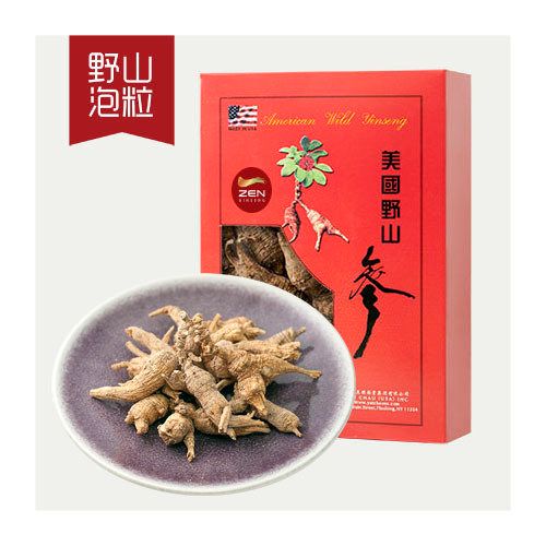 Wild American Ginseng Extra Large Whole Roots — 4 oz Gift Box, ~60 roots