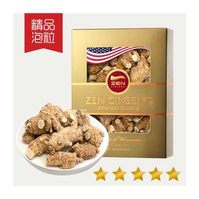 American Ginseng Extra Large Round Root 4oz/Box