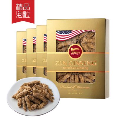 American Ginseng Short Round 4oz/Box x4Boxes