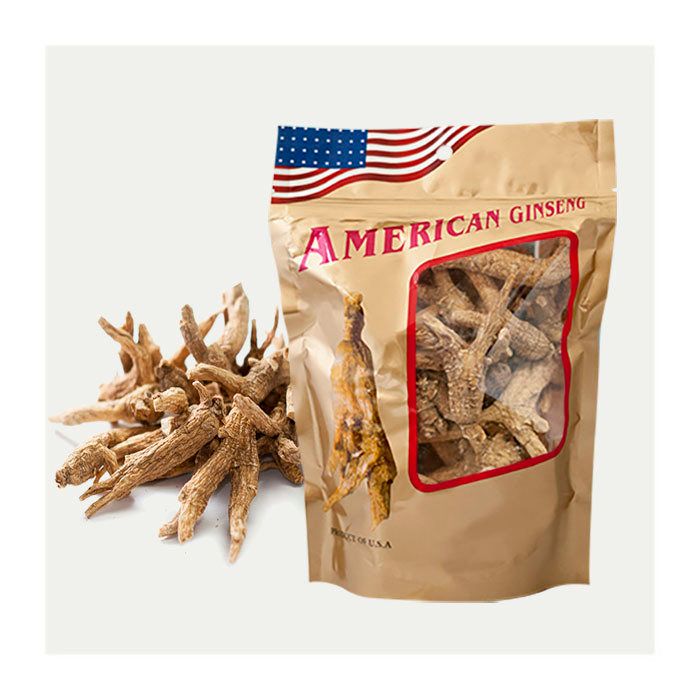 6 Years Untrimmed Barrel American Ginseng Root. 1LB/Bag