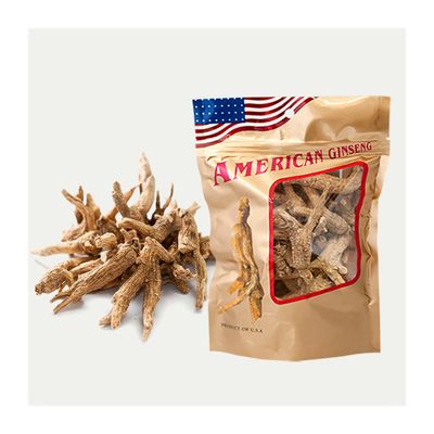 6 Years Untrimmed Barrel American Ginseng Root. 0.5LB/Bag