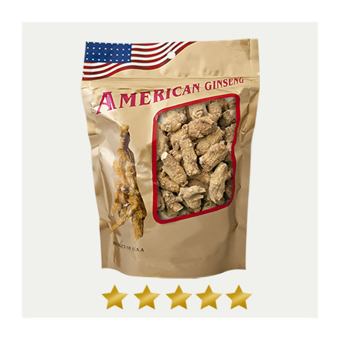 American Ginseng Small Round Root. 1LB/Bag