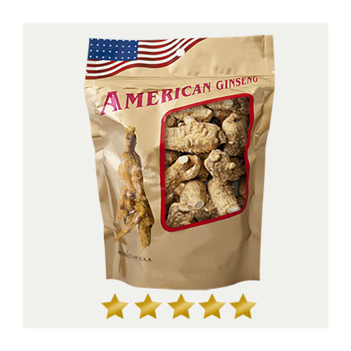 American Ginseng Extra Large Round Root  1LB/Bag