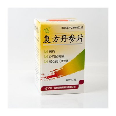 复方丹参片 100片  Fufang Danshen Pian