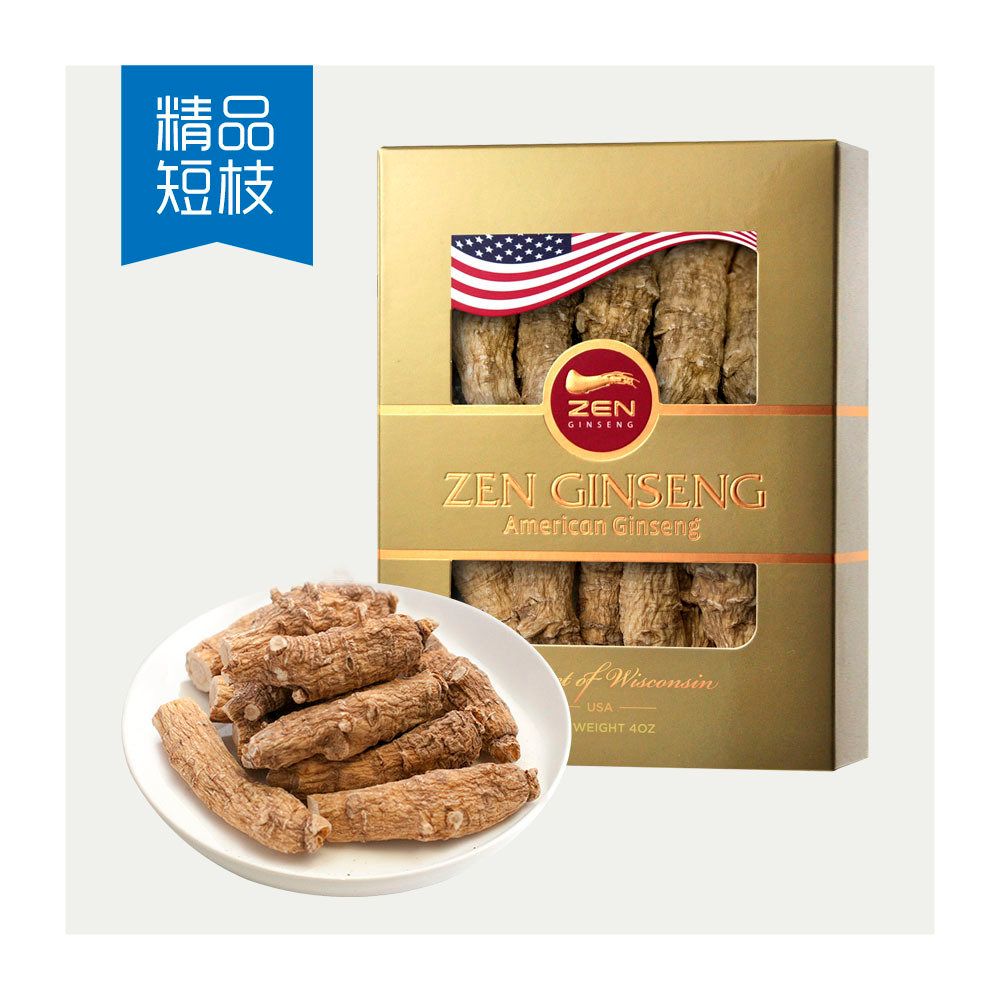 American Ginseng Large Short Root 4oz/Box