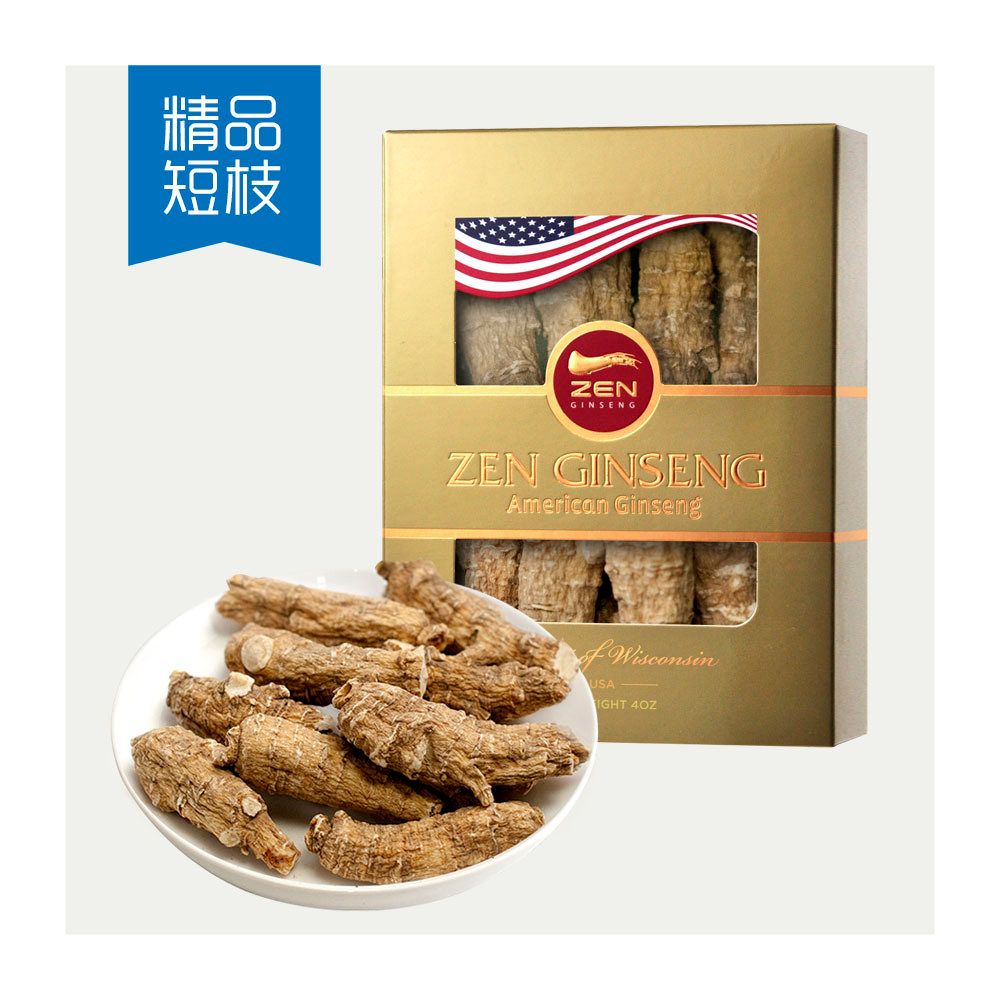 American Ginseng Extra Large Short Root 4oz/Box