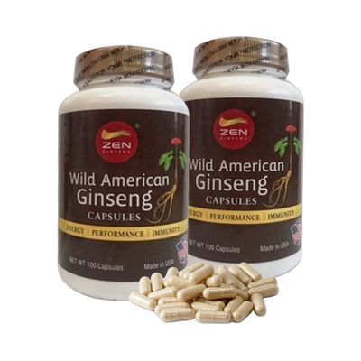 美国野山参丸 买一送一（每瓶100粒）