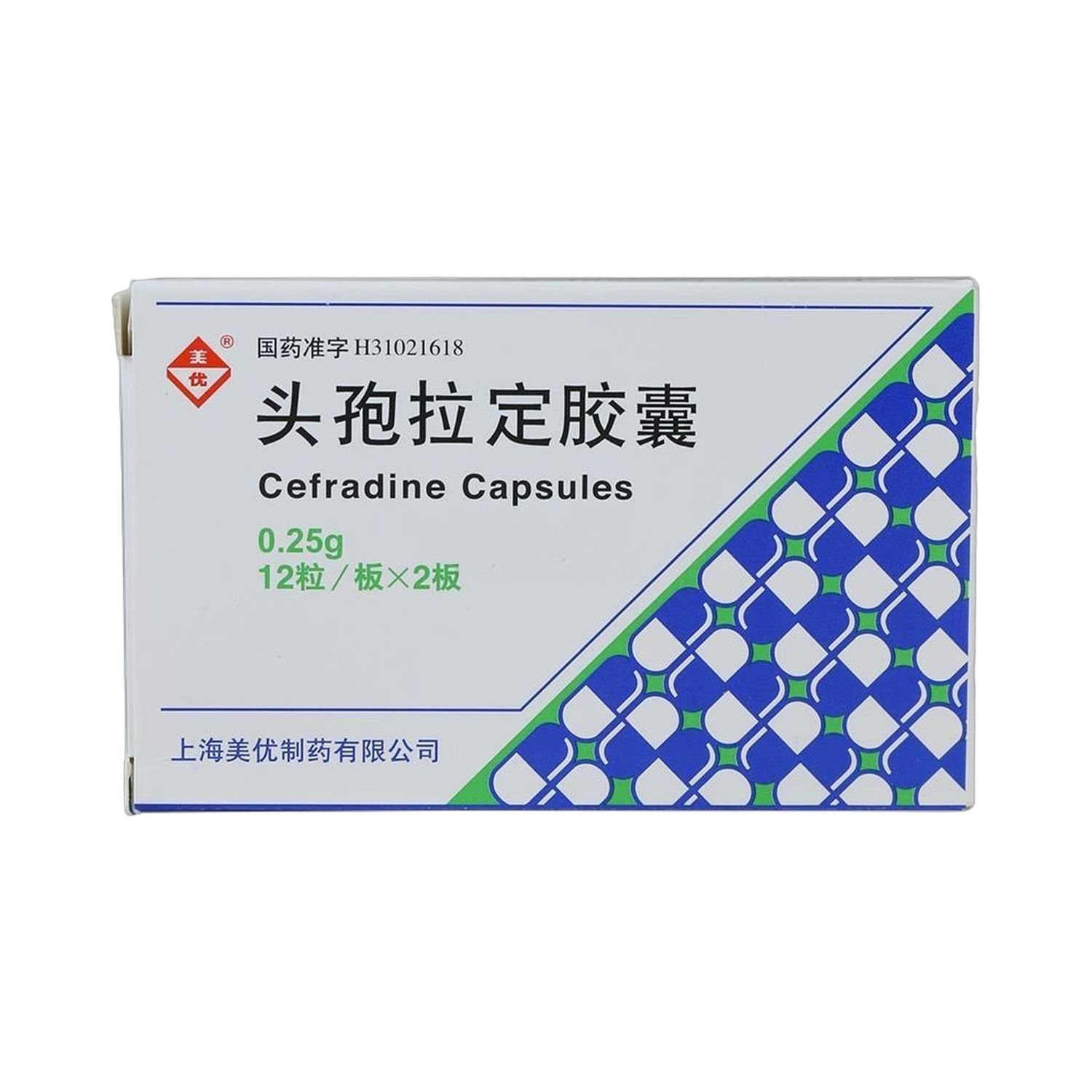 头孢拉定胶囊(美优牌)24粒