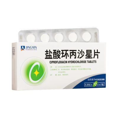 盐酸环丙沙星片10片