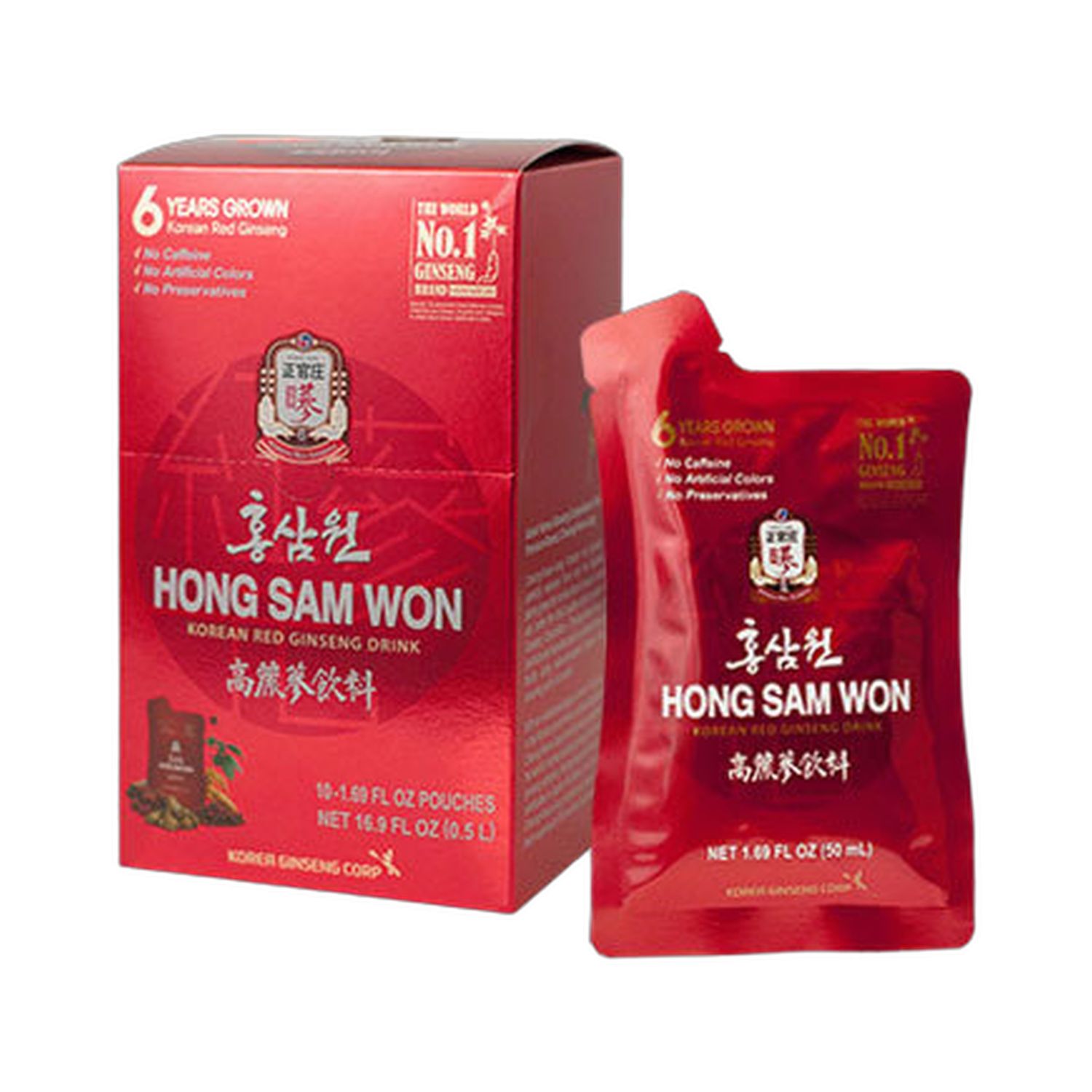 韩国 正官庄 高丽参 饮料 10袋装