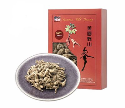 原粒珍珠泡 (原尾) 美国 野山参 (2安士礼盒, 約70粒)