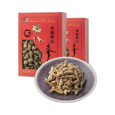 中圆泡粒 (原尾) 美国 野山参 半磅 (4安士礼盒*2盒, 約160粒)