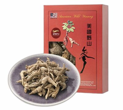 大圆泡粒 (原尾) 美国 野山参 (4安士礼盒, 约60粒)