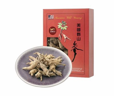 原粒特大美国 野山参 (4安士礼盒, 約60枝)