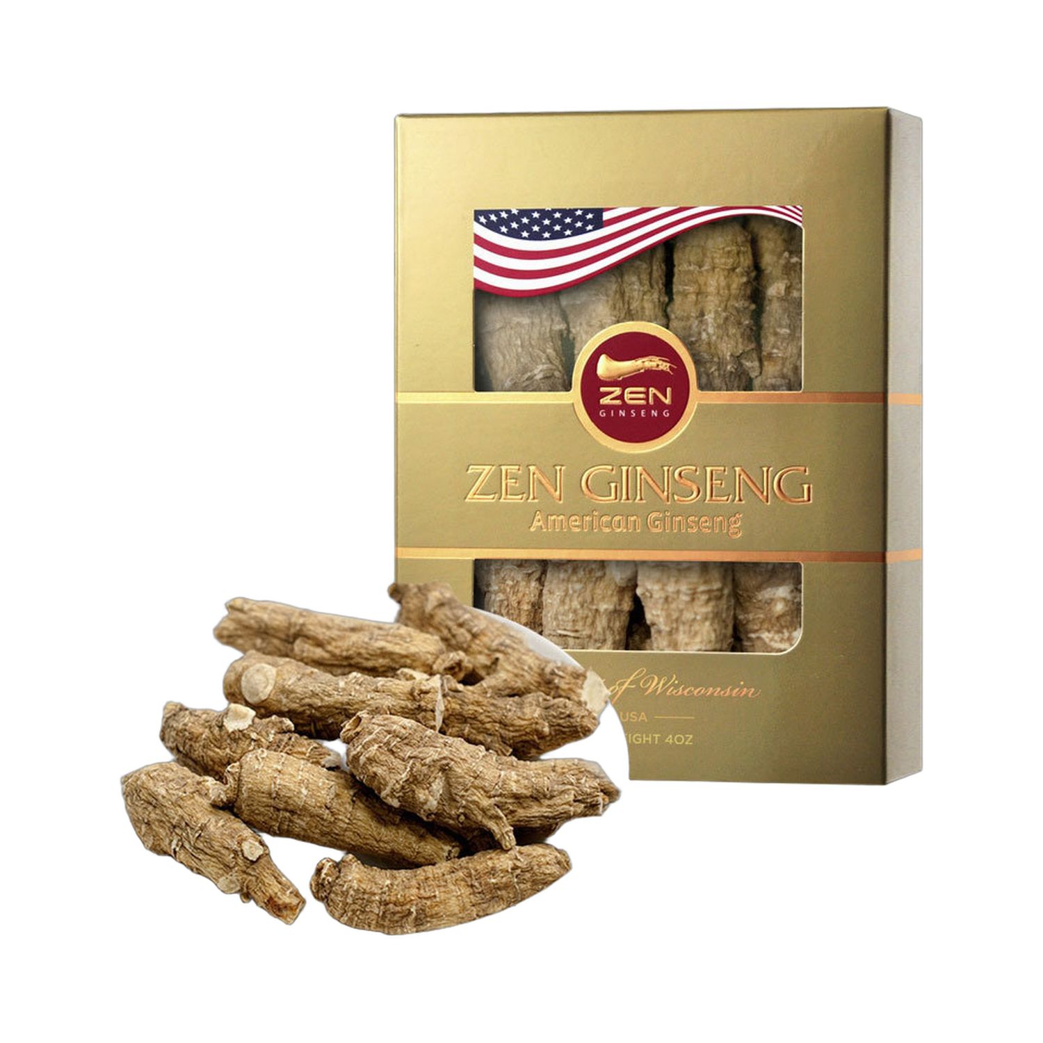 美国花旗参 / 短枝 (特大) 4安士礼盒装