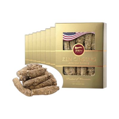 美国花旗参 短枝 (大) 4安士礼盒装 *8盒