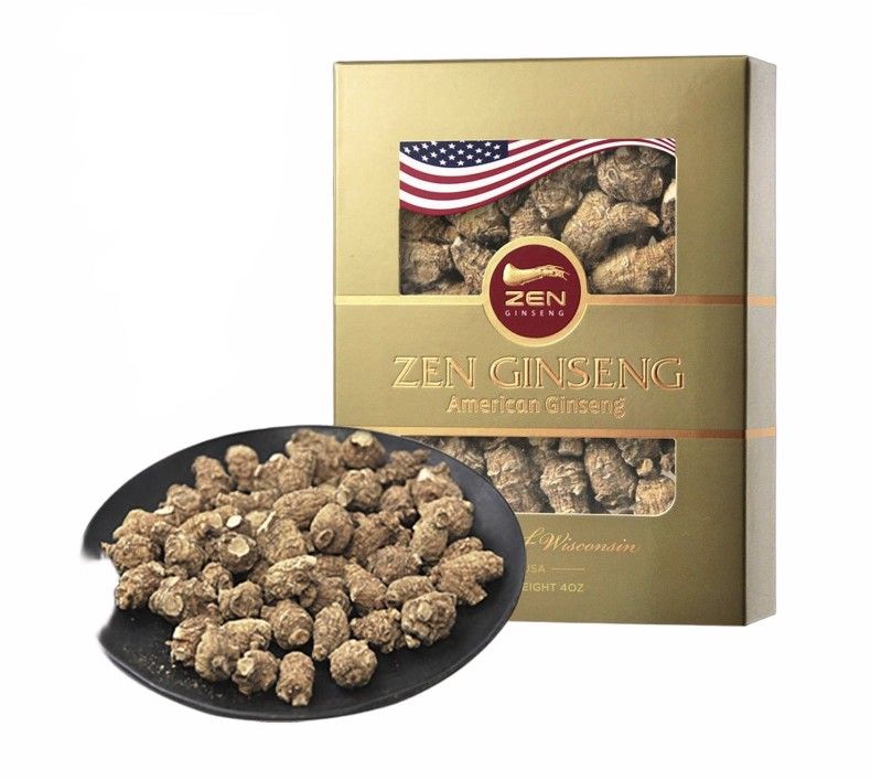 美国半野山粉光参 珍珠泡粒 4安士礼盒装