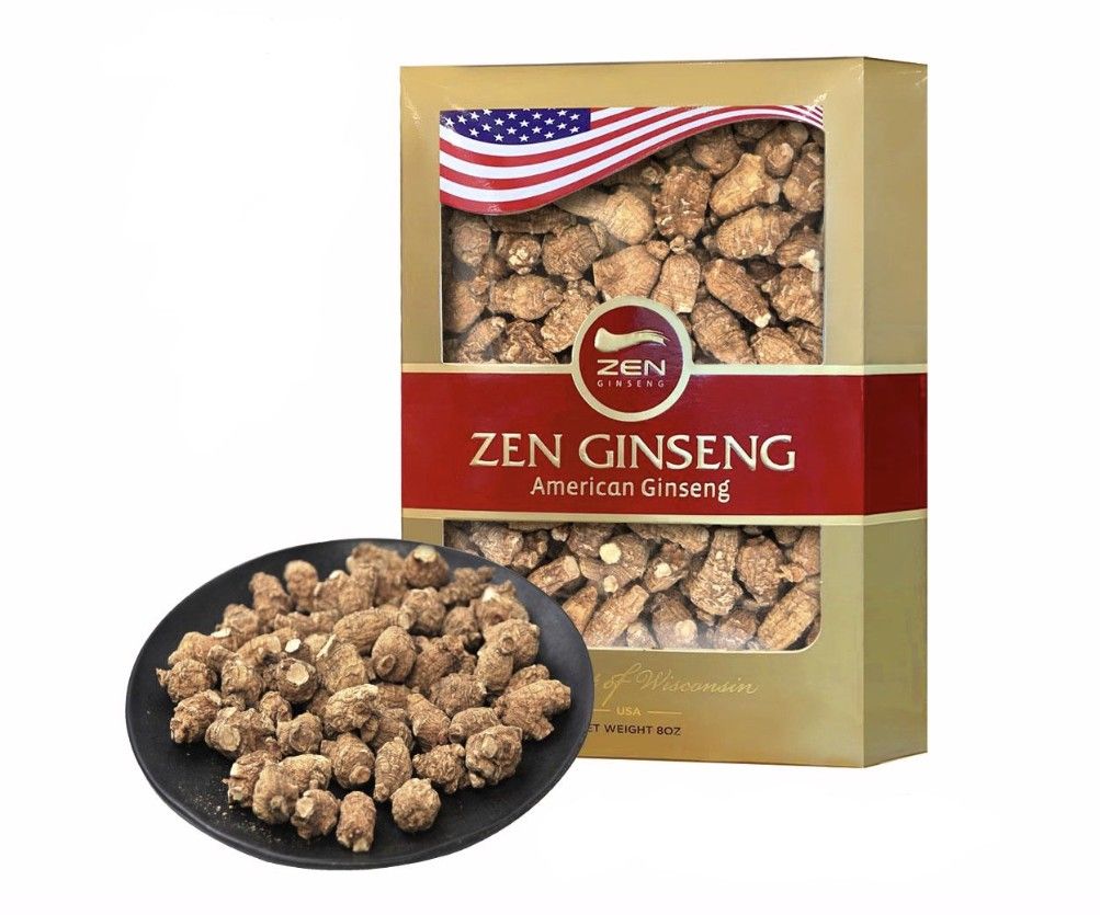 美国半野山粉光参 珍珠泡粒 8安士礼盒装