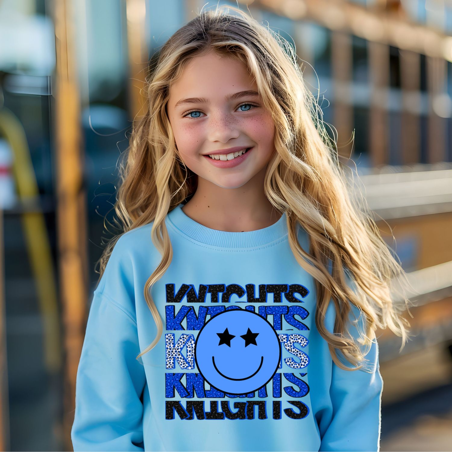 Knights Stacked Smiley Face