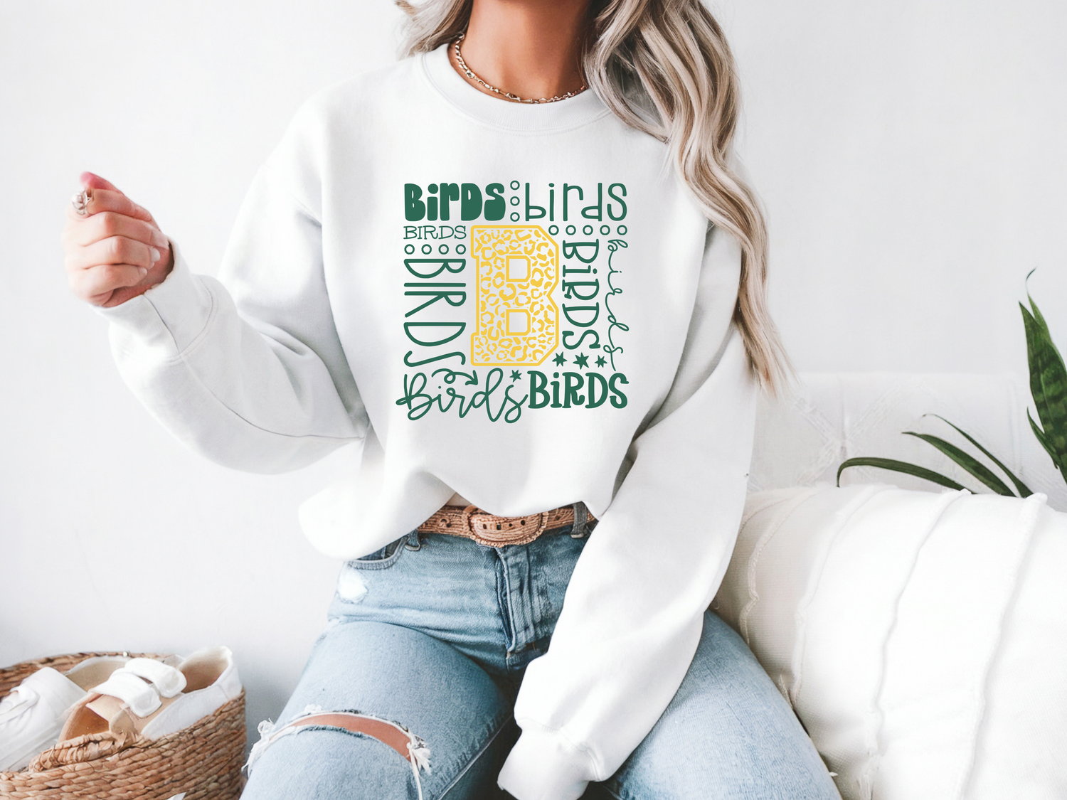Birds Crewneck Sweatshirt