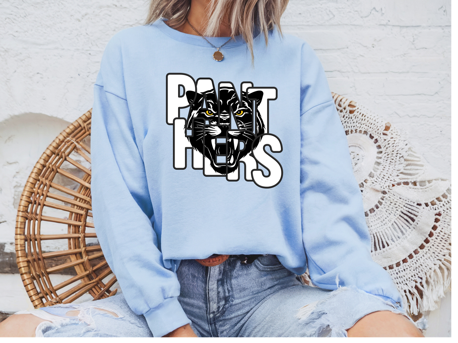 Panther crewneck sweatshirt