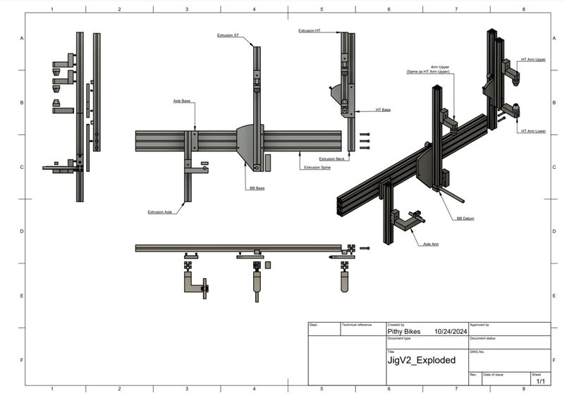 Bicycle Frame Jig V2 Plans 2024