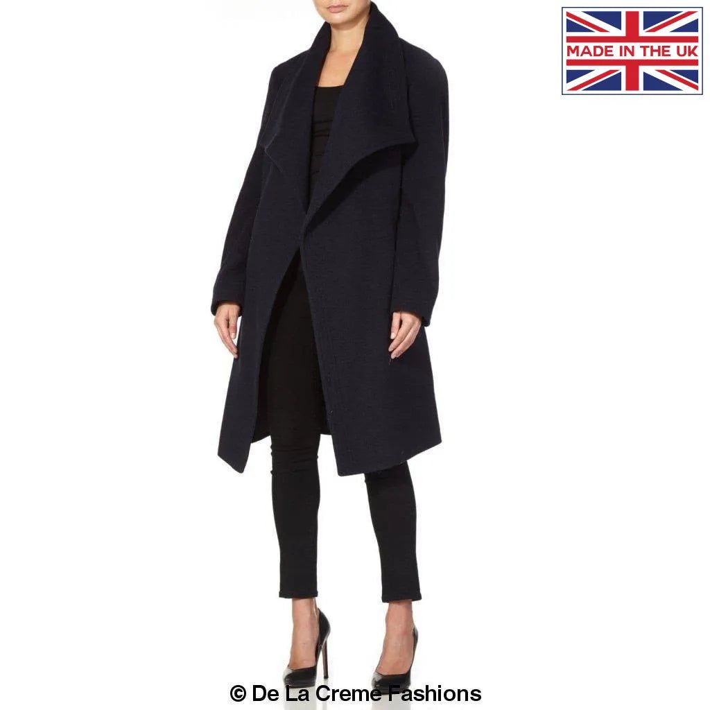 SAASHI De La Creme Women&#39;s Wool Blend, Size:: UK 20/EU 48/US 16/3XL, Colour:: Navy