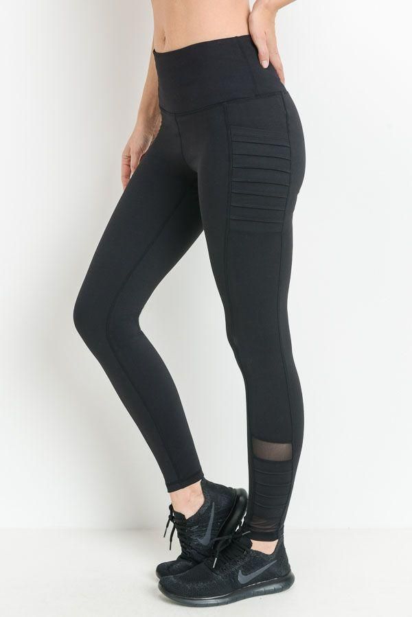 SAASHI High waist Ribbed Full Leggings