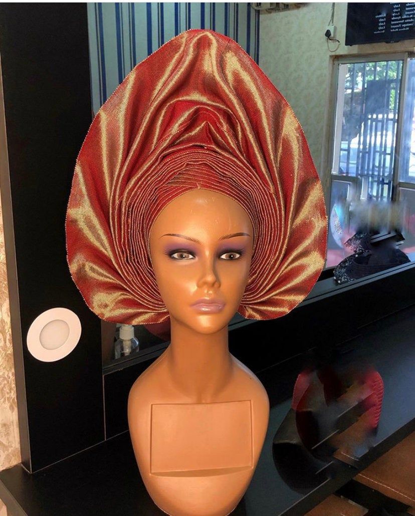 Pre-Tied African women’s headgear