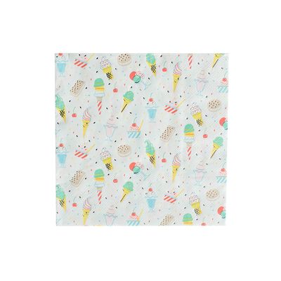 Ice Cream Dreams Large Napkins - 16 pk
