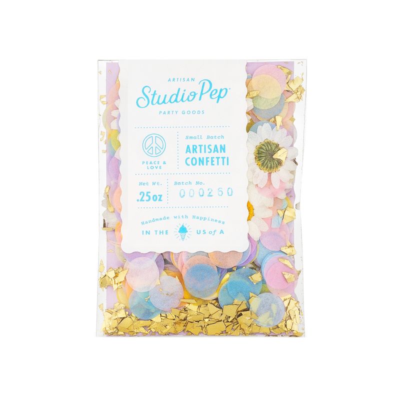 Peace &amp; Love Artisan Confetti