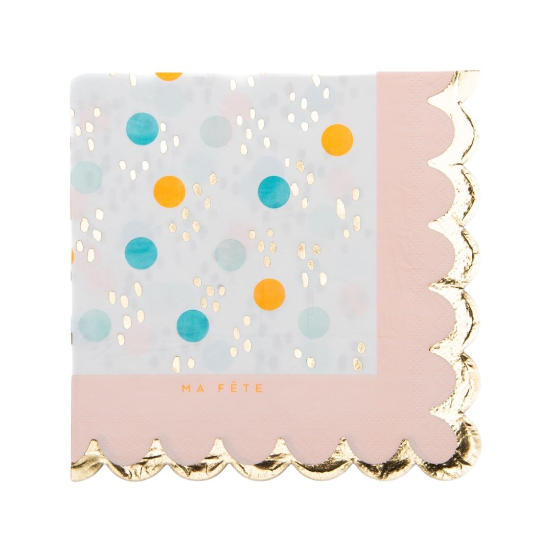 Fun Fair Square Napkins - 24 Pk