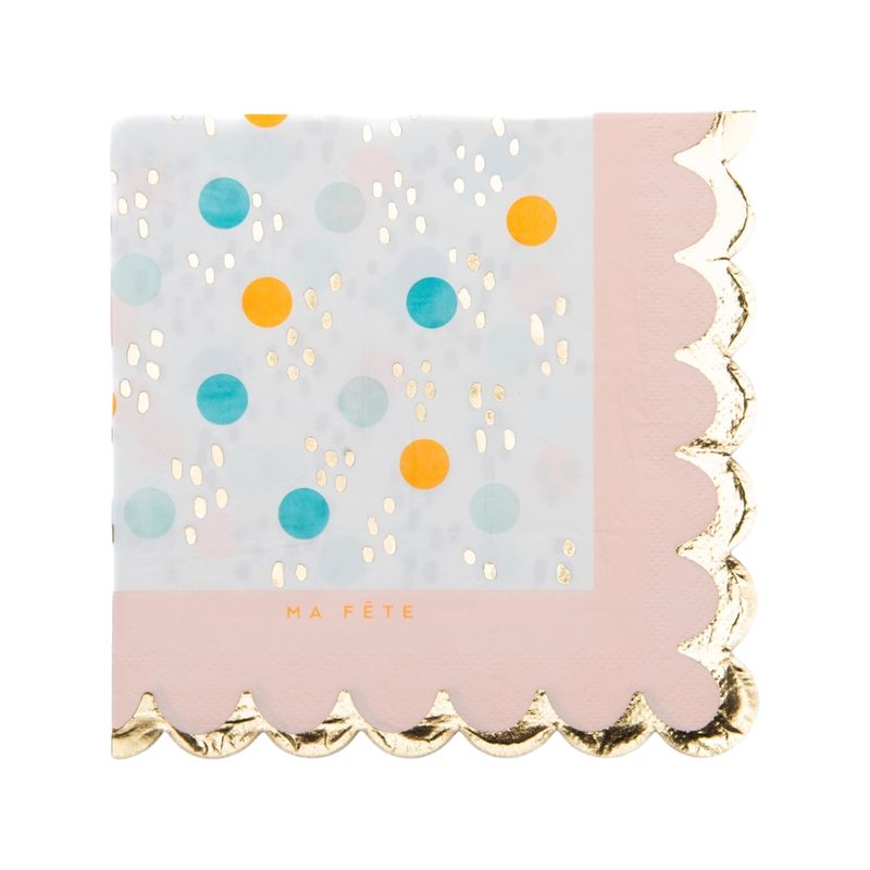 Fun Fair Square Napkins - 24 Pk